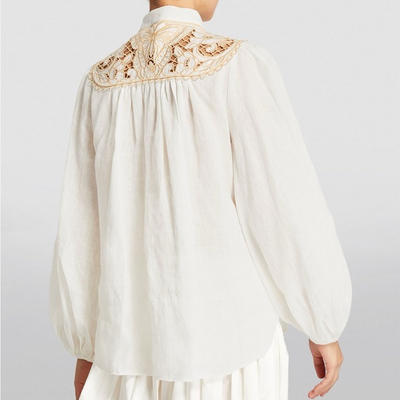 ZIMMERMANN Linen Jeannie Blouse - Picture 3 of 7